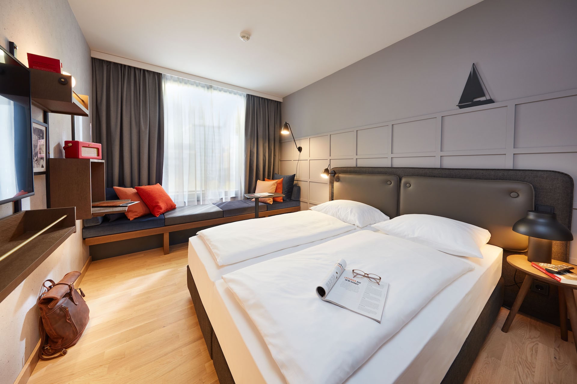 Innenansicht Zimmer im unique by ATLANTIC Hotels Zimmer im unique by ATLANTIC Hotels
