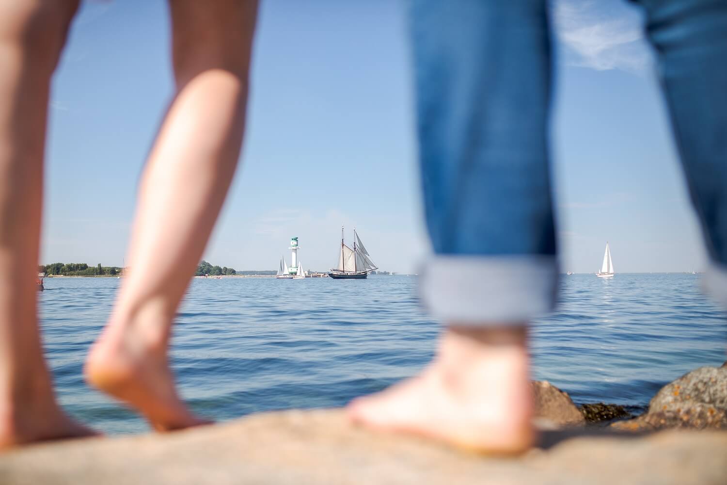 Beach at the Kiel fjord: Heikendorf