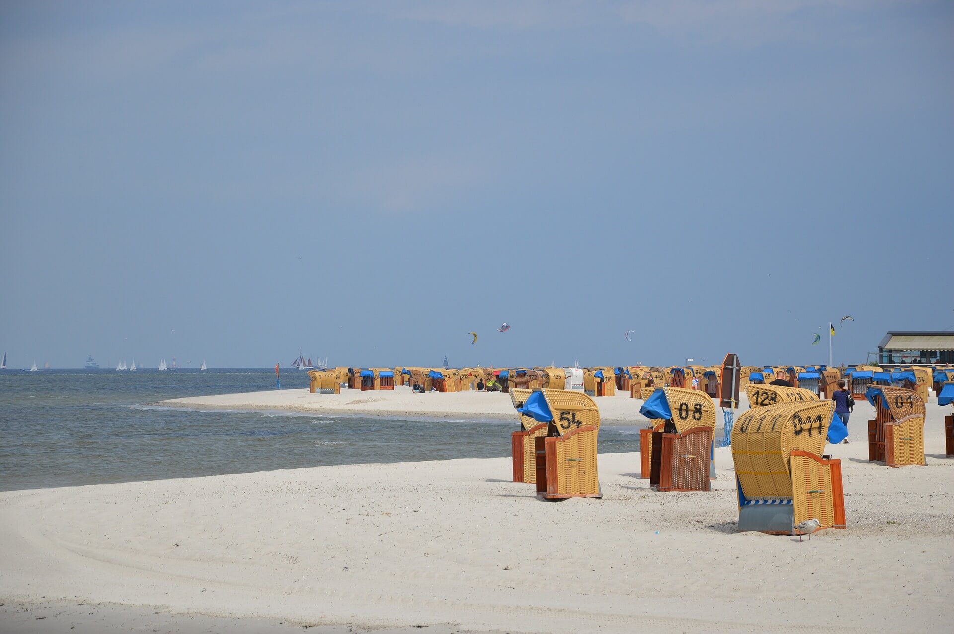 Beach at the Kiel fjord: Laboe